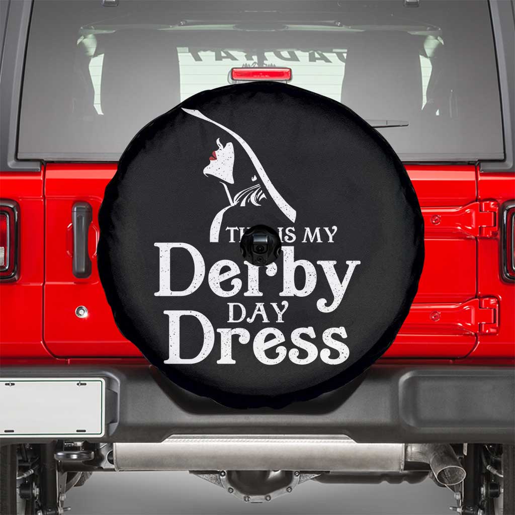 Funny This Is My Derby Day Dress Spare Tire Cover Horse Racing Fascinator Hat