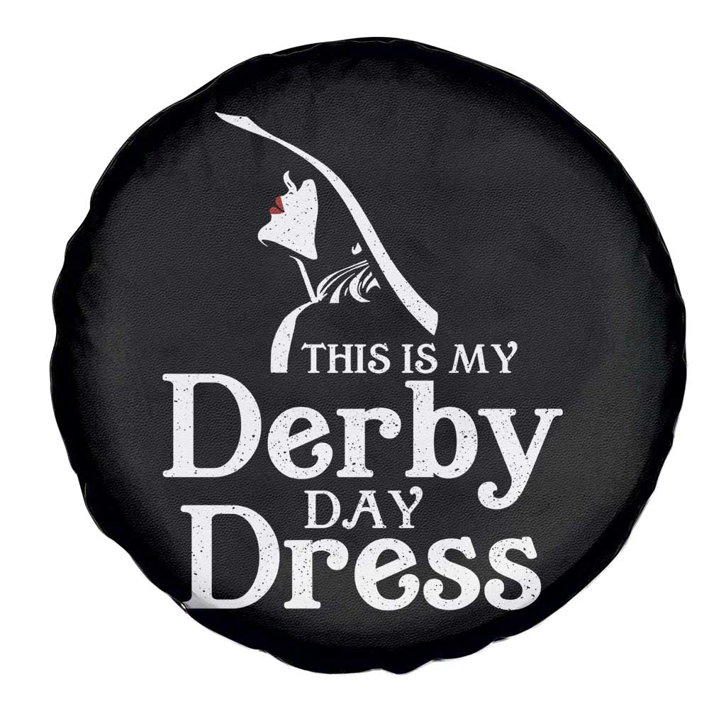 Funny This Is My Derby Day Dress Spare Tire Cover Horse Racing Fascinator Hat