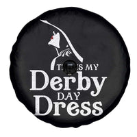 Funny This Is My Derby Day Dress Spare Tire Cover Horse Racing Fascinator Hat