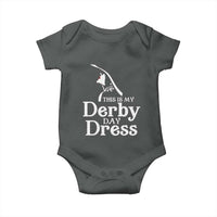 Funny This Is My Derby Day Dress Baby Onesie Horse Racing Fascinator Hat