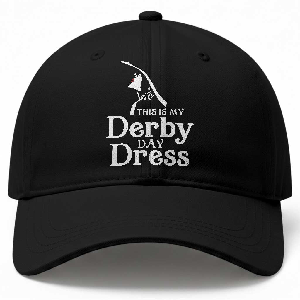 Funny This Is My Derby Day Dress Baseball Cap Horse Racing Fascinator Hat