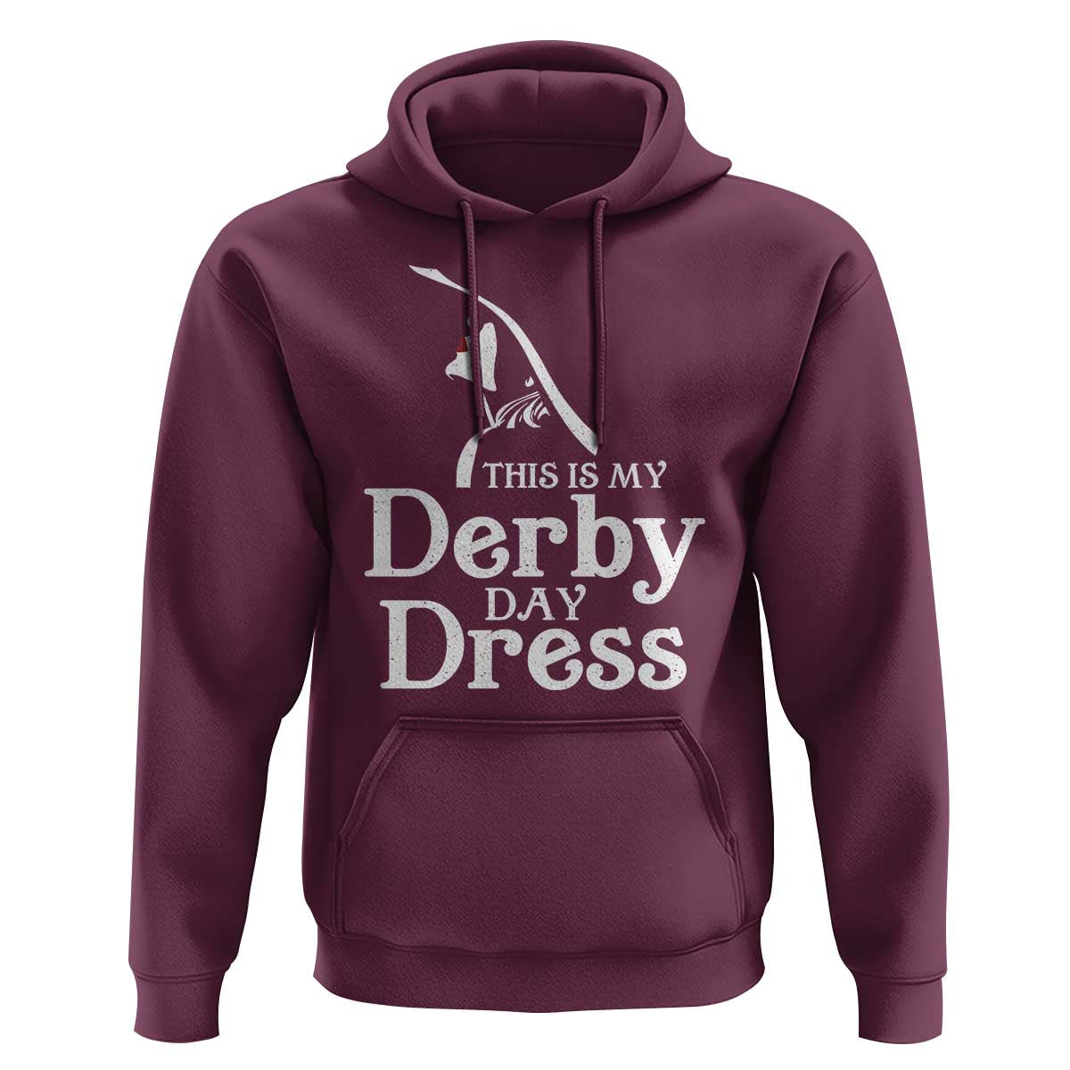 Funny This Is My Derby Day Dress Hoodie Horse Racing Fascinator Hat