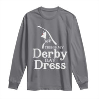 Funny This Is My Derby Day Dress Long Sleeve Shirt Horse Racing Fascinator Hat