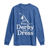 Funny This Is My Derby Day Dress Long Sleeve Shirt Horse Racing Fascinator Hat