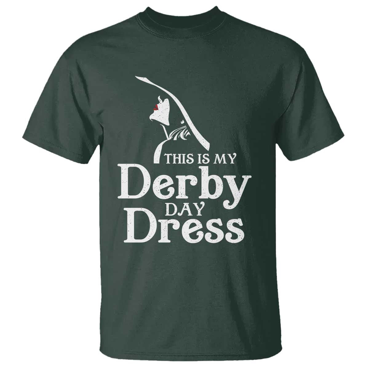 Funny This Is My Derby Day Dress T Shirt Horse Racing Fascinator Hat