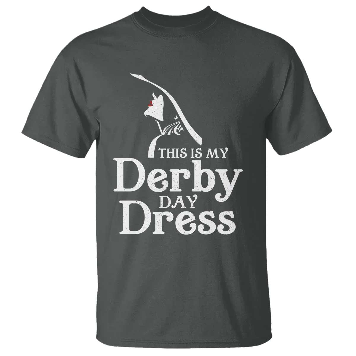 Funny This Is My Derby Day Dress T Shirt Horse Racing Fascinator Hat