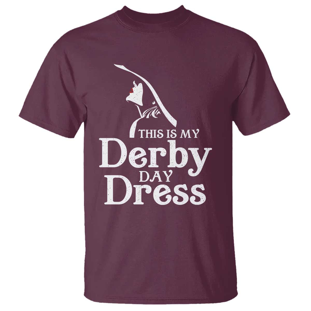 Funny This Is My Derby Day Dress T Shirt Horse Racing Fascinator Hat