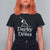 Funny This Is My Derby Day Dress T Shirt For Women Horse Racing Fascinator Hat
