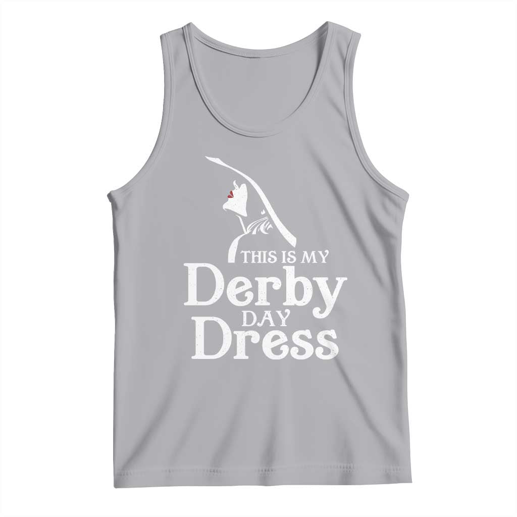 Funny This Is My Derby Day Dress Tank Top Horse Racing Fascinator Hat