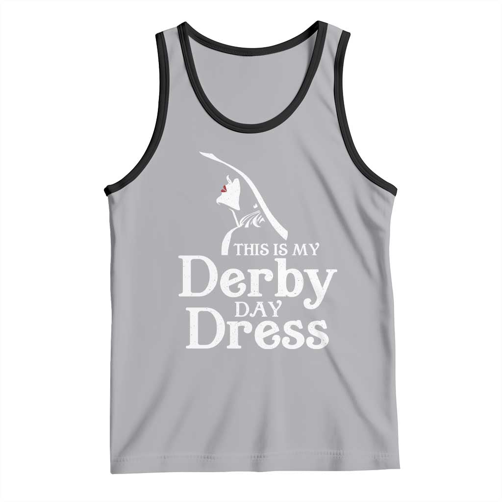 Funny This Is My Derby Day Dress Tank Top Horse Racing Fascinator Hat
