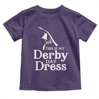 Funny This Is My Derby Day Dress Toddler T Shirt Horse Racing Fascinator Hat