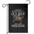 Funny Never Underestimate An Old Man Who Loves Horse Racing Garden Flag