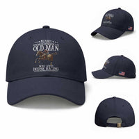 Funny Never Underestimate An Old Man Who Loves Horse Racing Baseball Cap