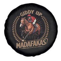 Funny Giddy Up Madafakas Spare Tire Cover Derby Humor Horse Racing