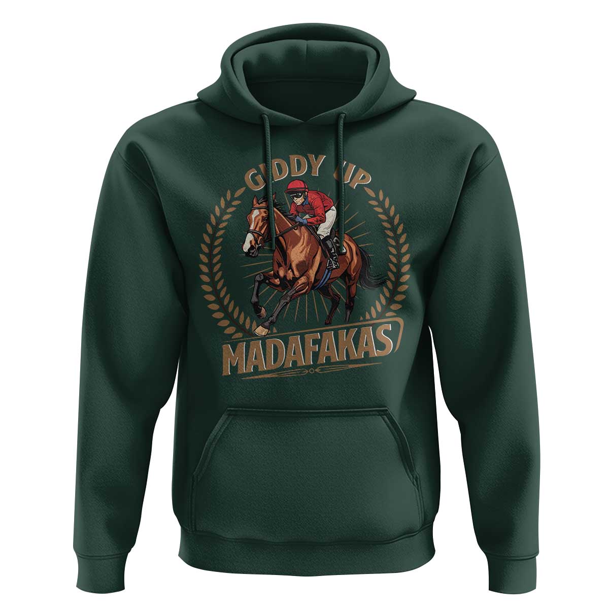 Funny Giddy Up Madafakas Hoodie Derby Humor Horse Racing