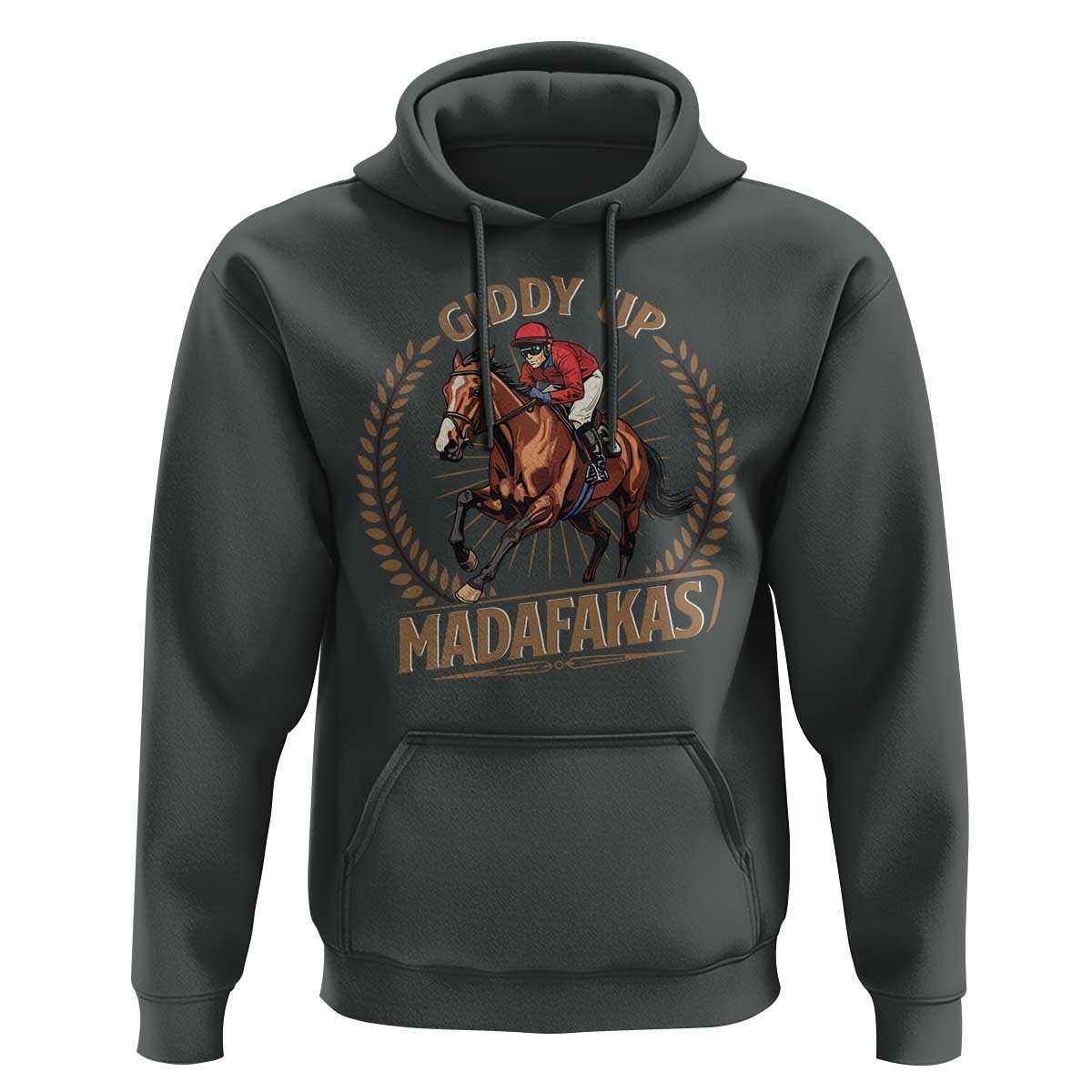 Funny Giddy Up Madafakas Hoodie Derby Humor Horse Racing