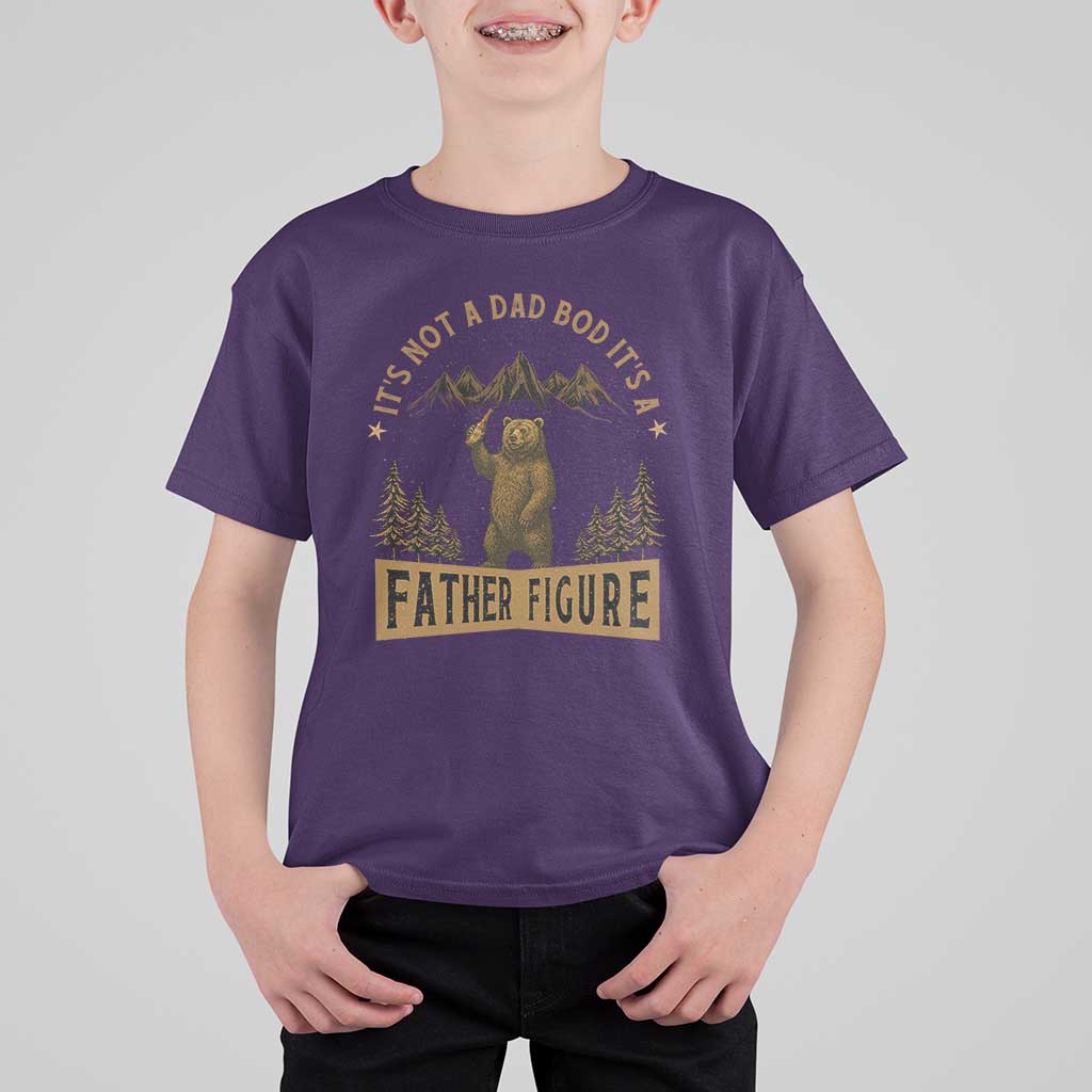 Funny It's Not A Dad Bod It's A Father Figure T Shirt For Kid Bear Beer Father's Day