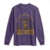 Funny It's Not A Dad Bod It's A Father Figure Long Sleeve Shirt Bear Beer Father's Day