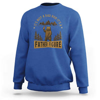Funny It's Not A Dad Bod It's A Father Figure Sweatshirt Bear Beer Father's Day