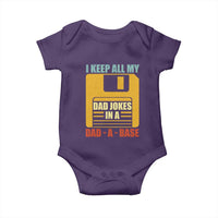 Funny I Keep All My Dad Jokes In A Dad A Base Baby Onesie Father's Day