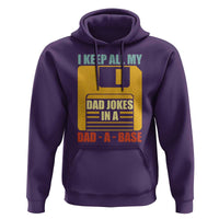 Funny I Keep All My Dad Jokes In A Dad A Base Hoodie Father's Day