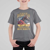 Funny Horse Racing Derby Day T Shirt For Kid It Must Be Derby Day Nice Hat Where Is The Bourbon