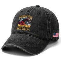 Funny Horse Racing Derby Day Washed Cotton Baseball Cap It Must Be Derby Day Nice Hat Where Is The Bourbon