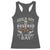 Funny Hold My Bourbon It's Derby Day Racerback Tank Top Horse Racing