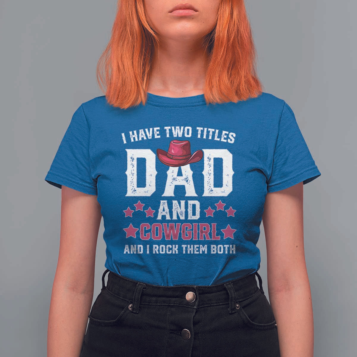 Funny I Have Two Titles Mom And Cowgirl And I Rock Them Both T Shirt For Women Western Mom Mother's Day