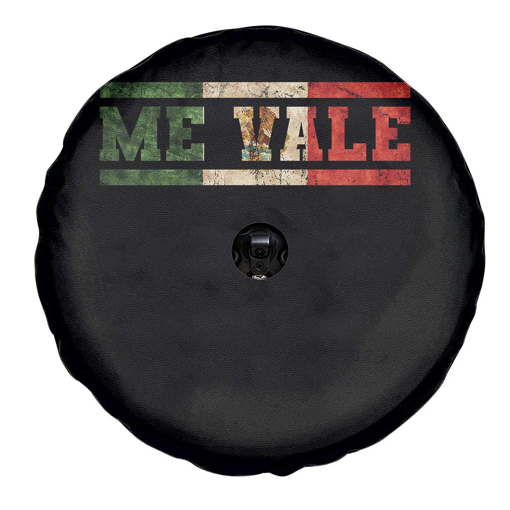 Me Vale Mexican Flag Latino Spanish Slang Spare Tire Cover