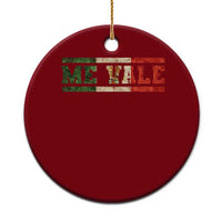 Me Vale Mexican Flag Latino Spanish Slang Ceramic Ornament