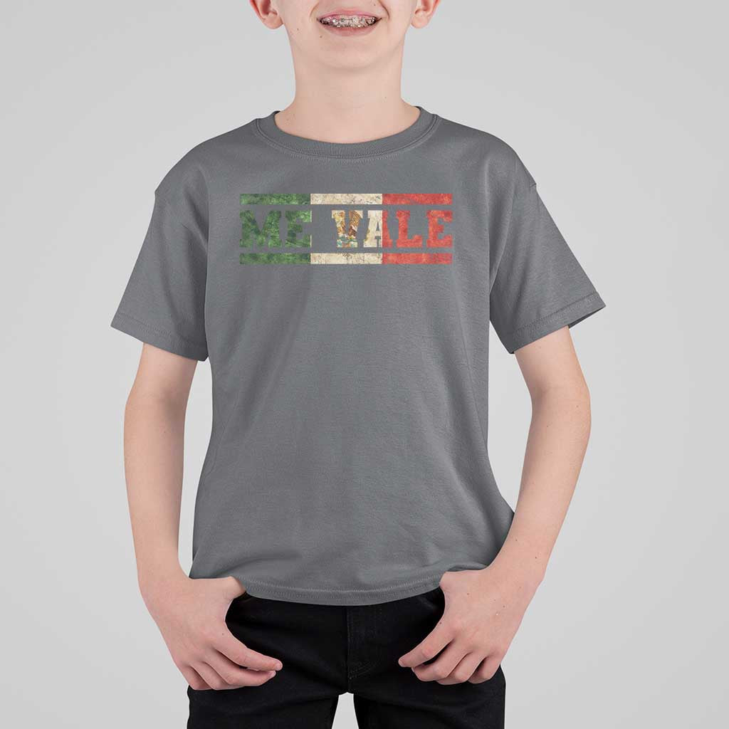 Me Vale Mexican Flag Latino Spanish Slang T Shirt For Kid
