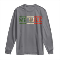 Me Vale Mexican Flag Latino Spanish Slang Long Sleeve Shirt