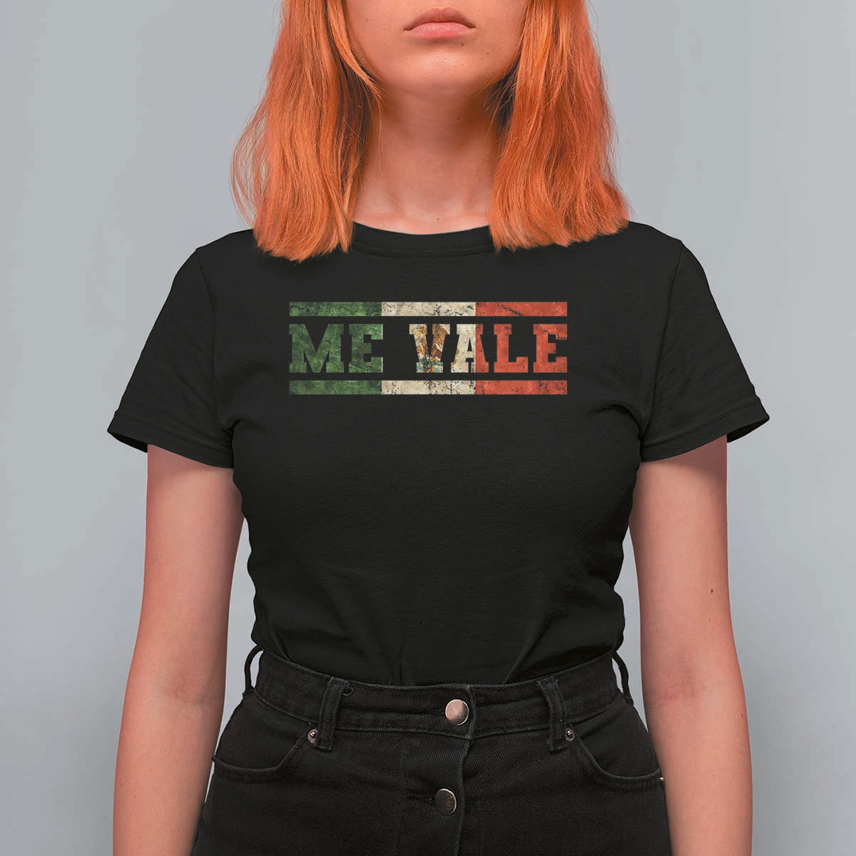 Me Vale Mexican Flag Latino Spanish Slang T Shirt For Women