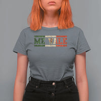 Me Vale Mexican Flag Latino Spanish Slang T Shirt For Women