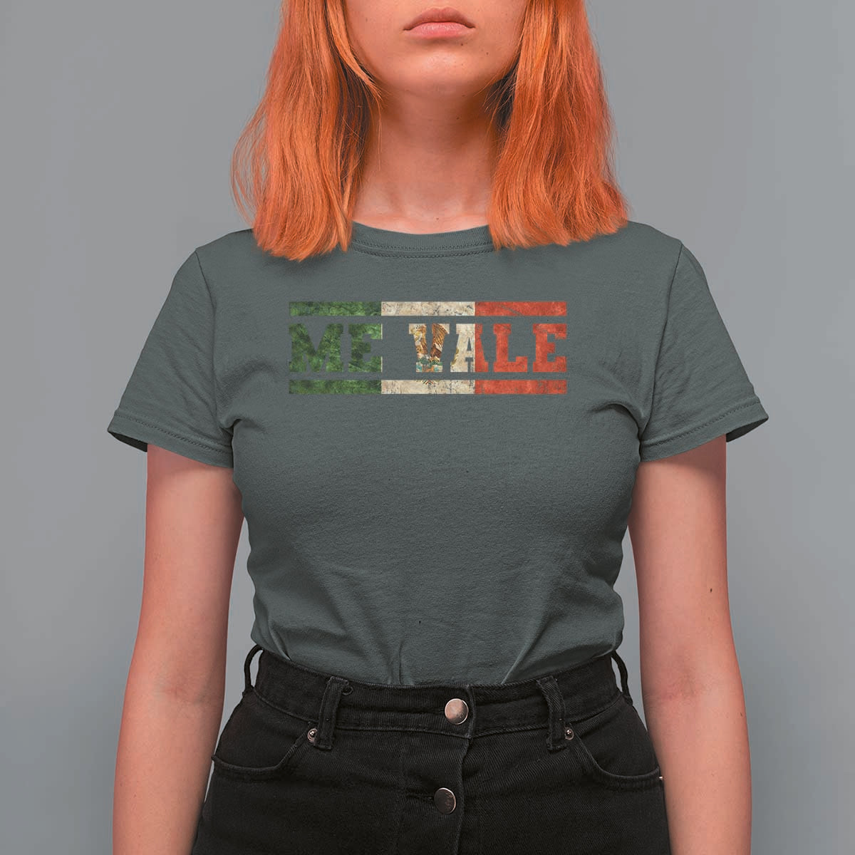 Me Vale Mexican Flag Latino Spanish Slang T Shirt For Women