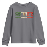 Me Vale Mexican Flag Latino Spanish Slang Youth Sweatshirt