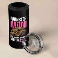 Monster Mom Like Normal Mama But Wheelie Cool 4 in 1 Can Cooler Tumbler Monster Truck Mama