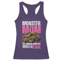 Monster Mom Like Normal Mama But Wheelie Cool Racerback Tank Top Monster Truck Mama