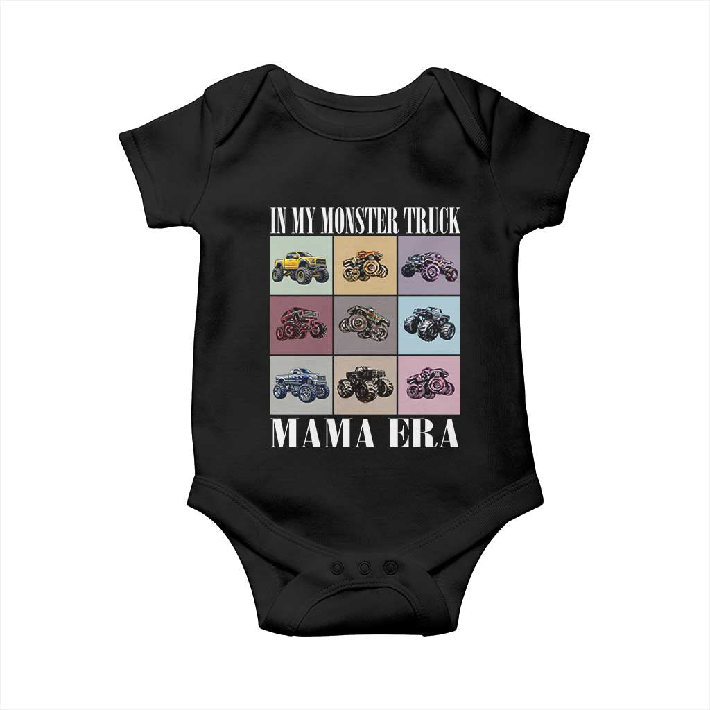 In My Monster Truck Mama Era Baby Onesie