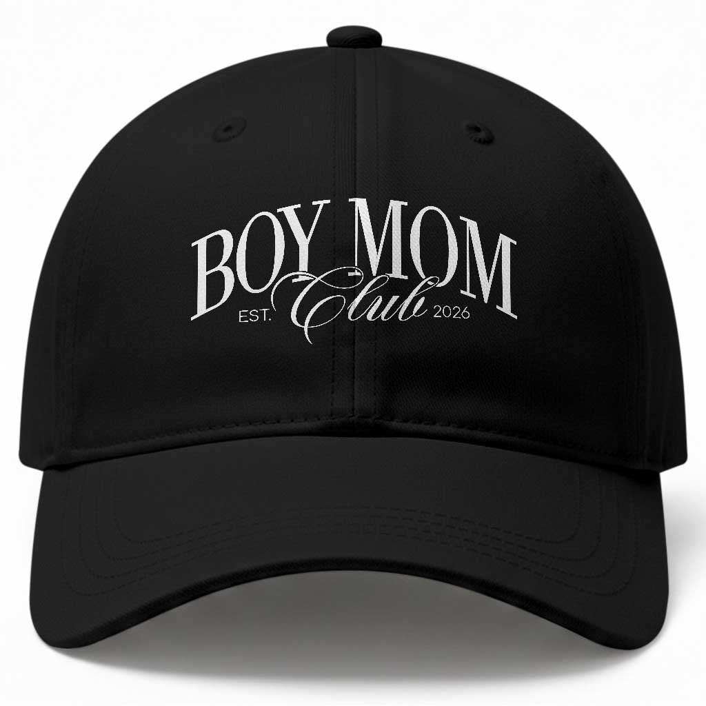 Boy Mom Club 2026 Baseball Cap Funny Mother's Day Gift