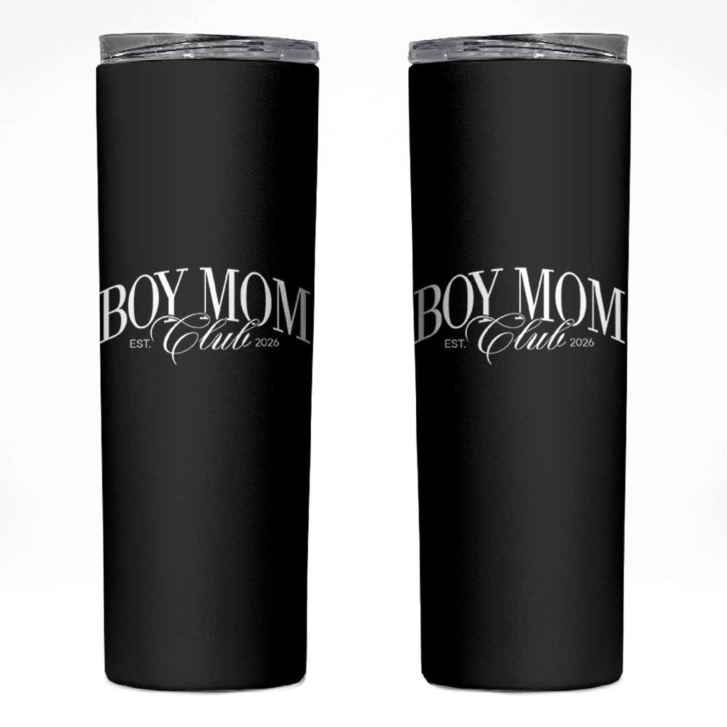 Boy Mom Club 2026 Skinny Tumbler Funny Mother's Day Gift