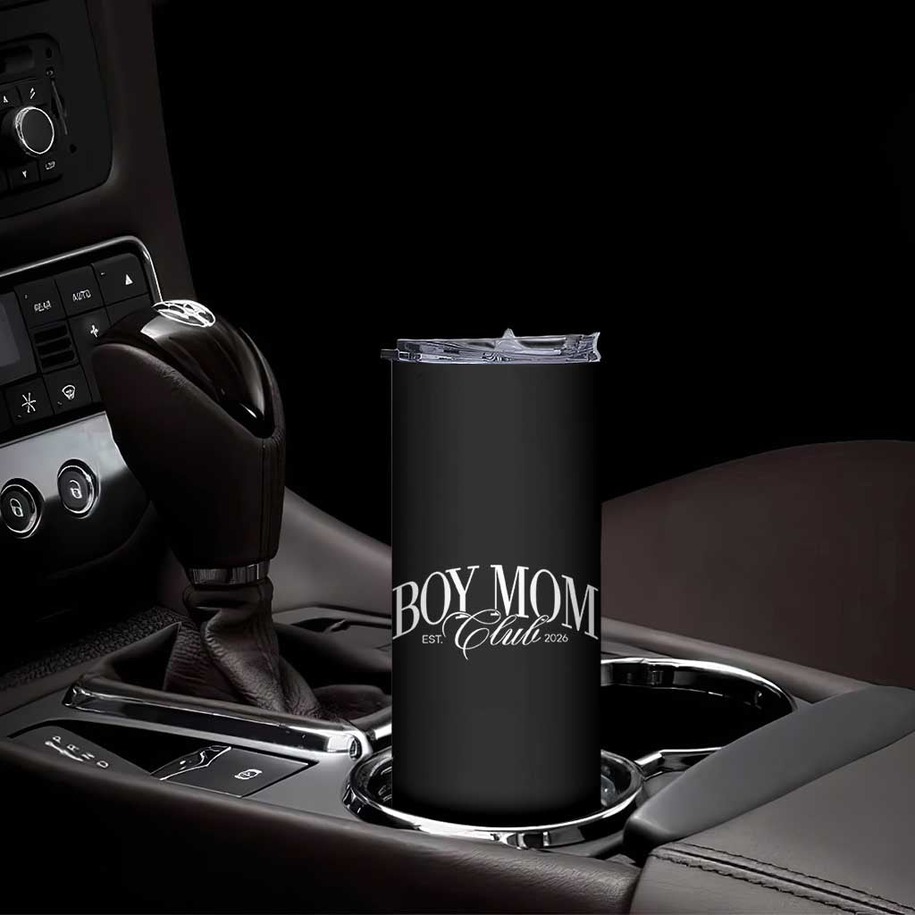 Boy Mom Club 2026 Skinny Tumbler Funny Mother's Day Gift