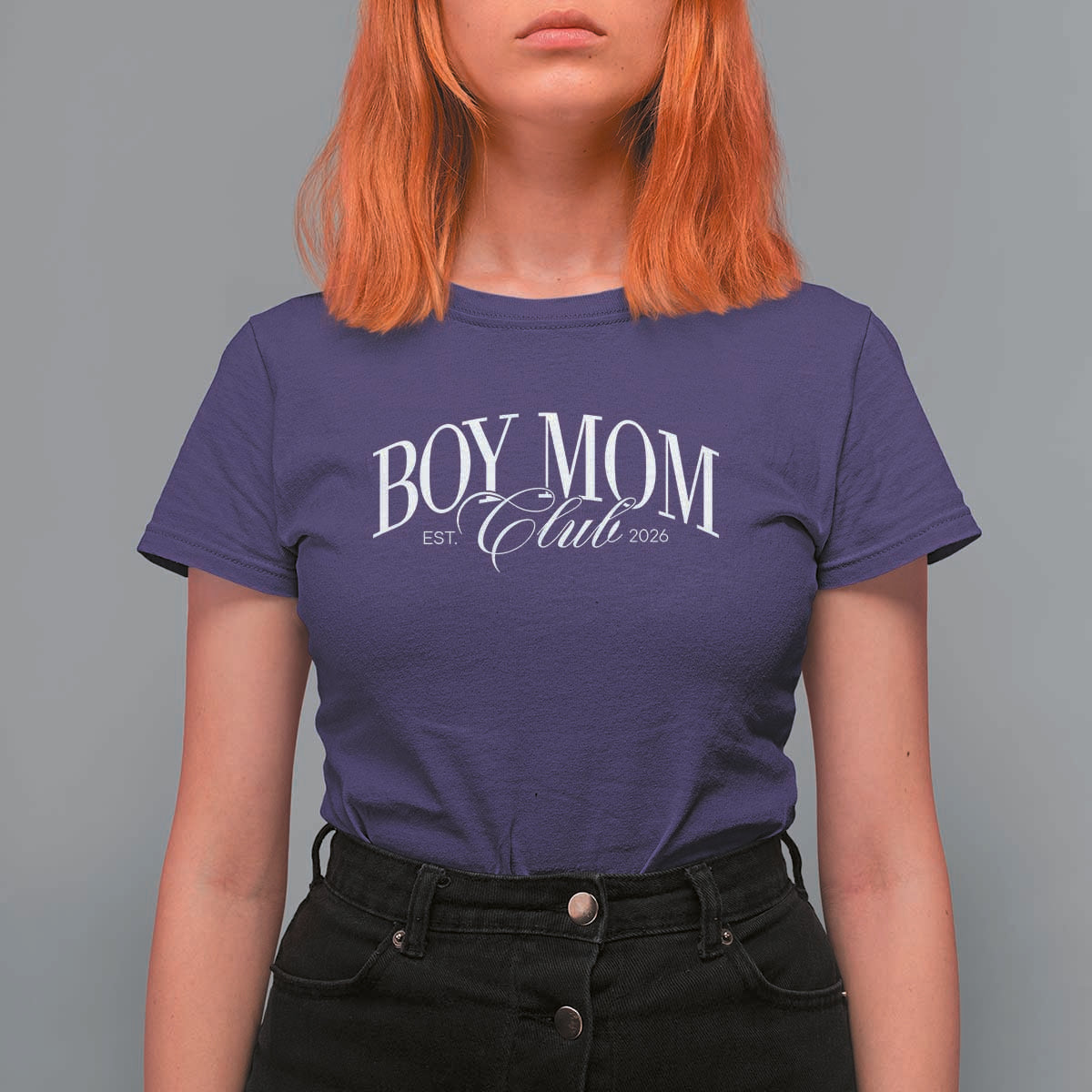 Boy Mom Club 2026 T Shirt For Women Funny Mother's Day Gift