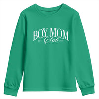 Boy Mom Club 2026 Youth Sweatshirt Funny Mother's Day Gift