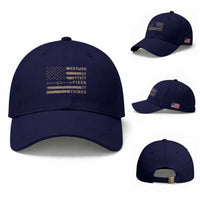 Knower Of Stuff Fixer Of Things Baseball Cap Funny Handyman Dad Husband Vintage American Flag