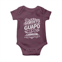 Gordito Guapo y Chingon Baby Onesie Funny Mexican Spanish Saying