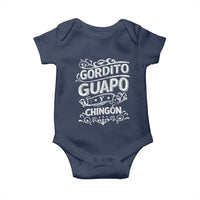 Gordito Guapo y Chingon Baby Onesie Funny Mexican Spanish Saying