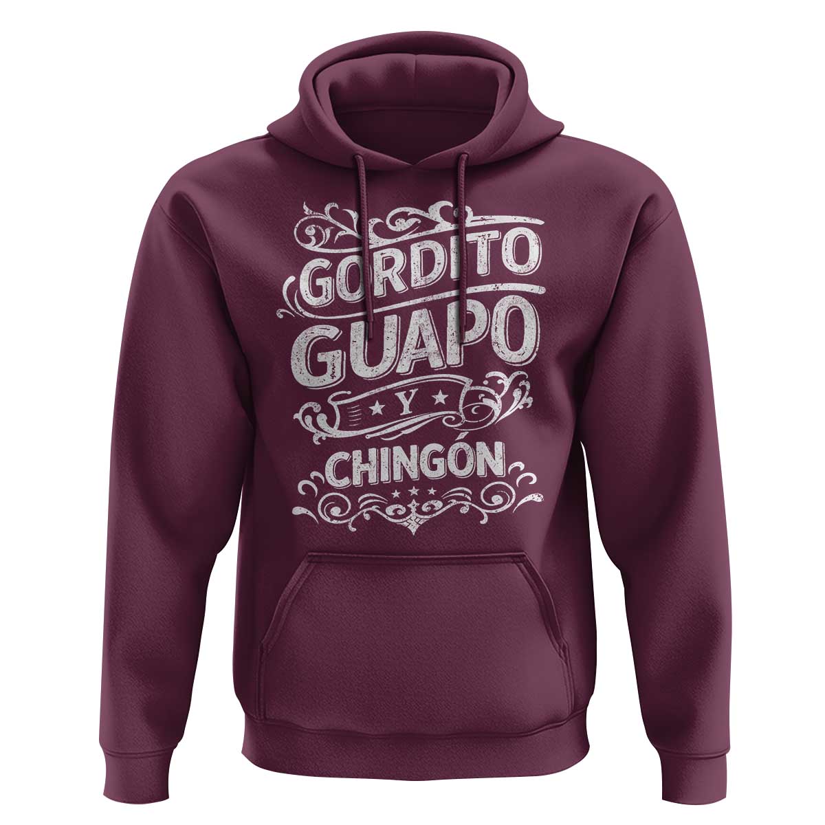 Gordito Guapo y Chingon Hoodie Funny Mexican Spanish Saying