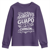 Gordito Guapo y Chingon Youth Sweatshirt Funny Mexican Spanish Saying